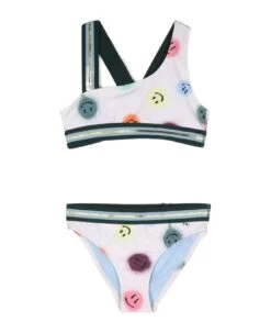 Molo Pink/multicolor Bikini Girl Kids.