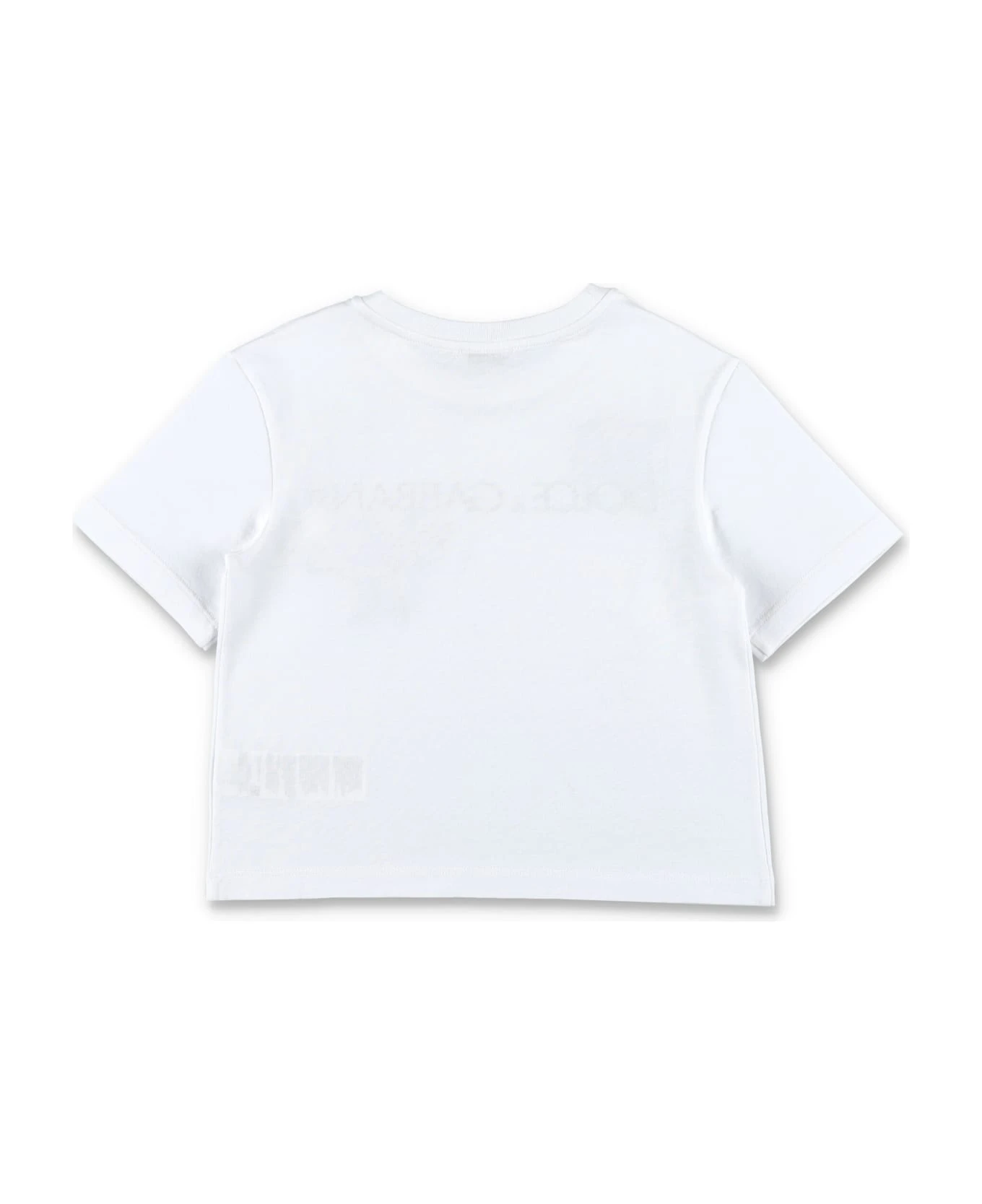 Dolce & Gabbana T-shirt Logo Rose 4 Dolce & Gabbana T-shirt Logo Rose - Image 2