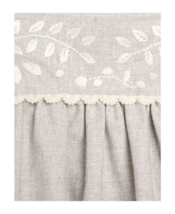 Chloé Grey Skirt With Contrasting Floral Embroidery -Golden Goose Shop 870597bd921c0e8b06ac01141fc3678f