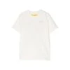Off-White Crewneck T-shirt With Printed Logo And Signature Arrow Motif In White Cotton Girl -Golden Goose Shop 87148c31683e10e60e1ba114c4f54b4b