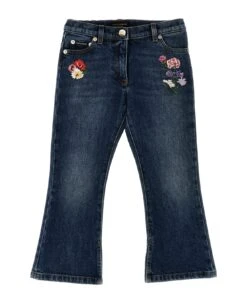 Dolce & Gabbana Embroidery Jeans