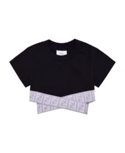 FENDI T-shirt With Logo Bands
