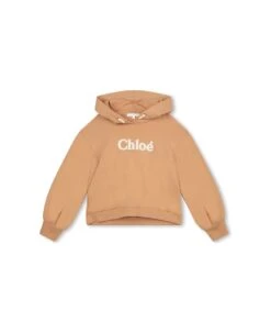 Chloé Stone Hoodie With Logo