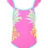 Billieblush Fuchsia Swimsuit For Girl With Hearts -Golden Goose Shop 92505db44b4de478619f8442010d3e91