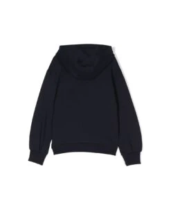 Lanvin Felpa Blu Navy In Cotone Con Cappuccio Bambina -Golden Goose Shop 97d5508a0b136c6c1e883d6b0936a66b