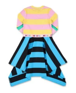Stella McCartney Kids Logo Tape Striped Dress -Golden Goose Shop 9ac5f459470e67f8007ced7819b4436d