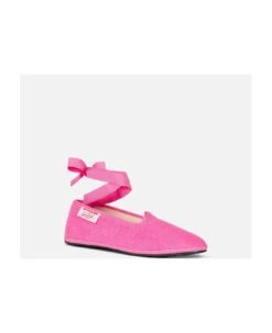 MC2 Saint Barth Girl Pink Terry Slipper Loafer | My Chalom Special Edition