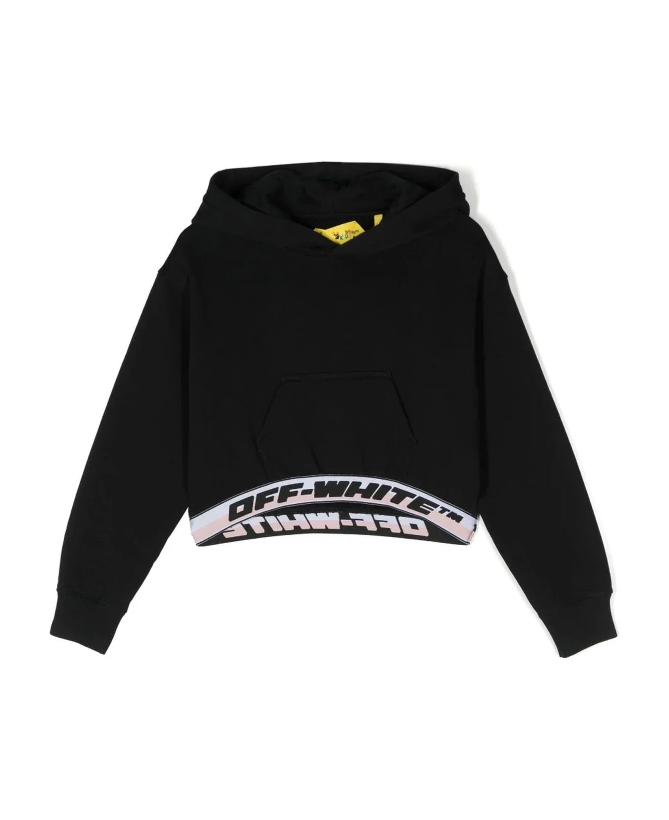 Off-White Black Cotton Hoodie 3 Off-White Black Cotton Hoodie