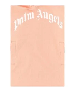 Palm Angels 'classic Curved Logo' Hooded Dress -Golden Goose Shop a0df03f555c3f22af131cd331da9da39