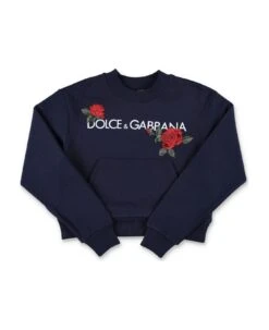 Dolce & Gabbana Crewneck Logo Rose