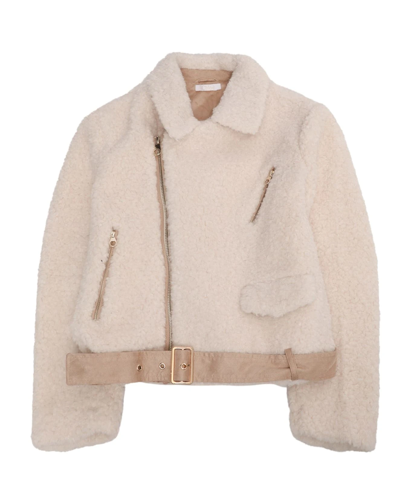 Chloé Shearling Biker Jacket 3 Chloé Shearling Biker Jacket