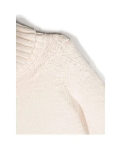 Chloé White Turtleneck Sweater With Logo Embroidery In Cotton And Wool Woman 7 Chloé White Turtleneck Sweater With Logo Embroidery In Cotton And Wool Woman -Golden Goose Shop a7dfcf520abcf97f24ebc5044919b3fa