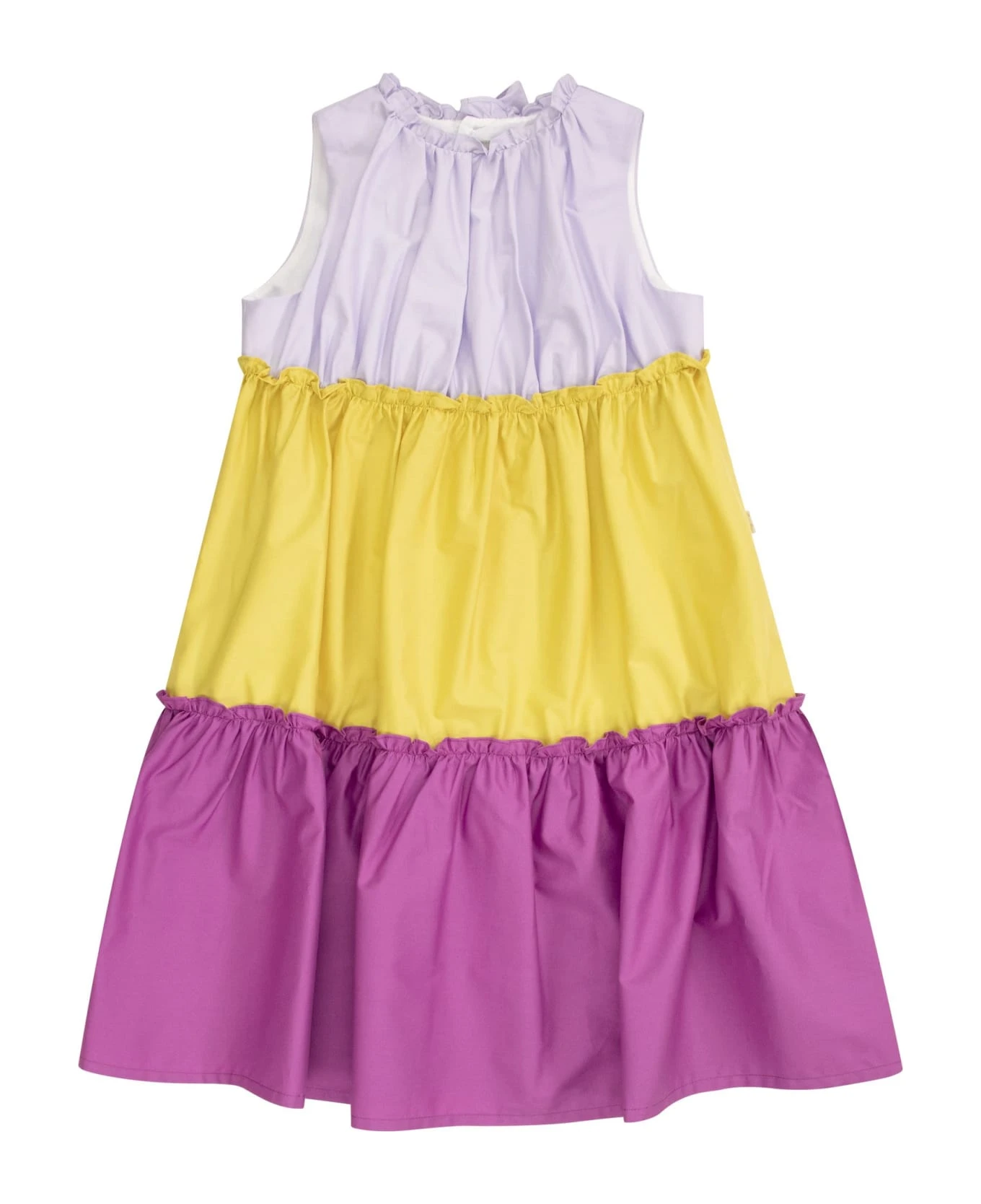 Il Gufo Sleeveless Dress With Ruffles 3 Il Gufo Sleeveless Dress With Ruffles