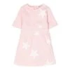 Stella McCartney Kids Pink Denim Dress With Star Print -Golden Goose Shop b4b50e5f199f48569500d5402421b1cb