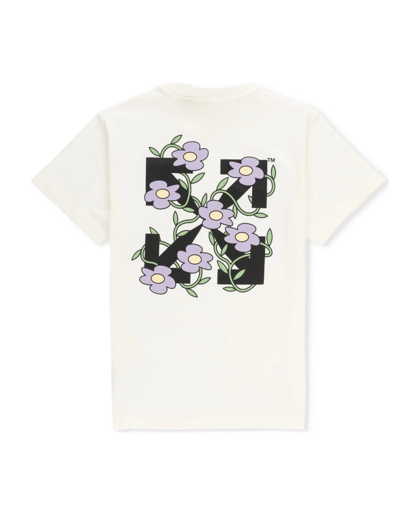 Off-White Flowers T-shirt 4 Off-White Flowers T-shirt - Image 2