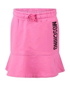 MOSCHINO Multicolor Skirt For Girl With Logo