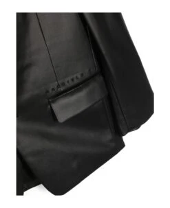 Maison Margiela Black Faux Leather Blazer 7 Maison Margiela Black Faux Leather Blazer -Golden Goose Shop bfca4f1b7d8170ebaf4c74380d3ddd68