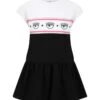 Chiara Ferragni Black Dress For Girl With Iconic Eyes Flirting -Golden Goose Shop c0dd2505620e02c7c8a686478bbf078d