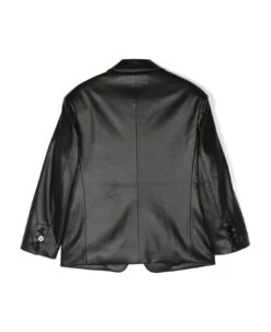 Maison Margiela Black Faux Leather Blazer 6 Maison Margiela Black Faux Leather Blazer -Golden Goose Shop c1cf0181f27a55148745ff6f93ca8984