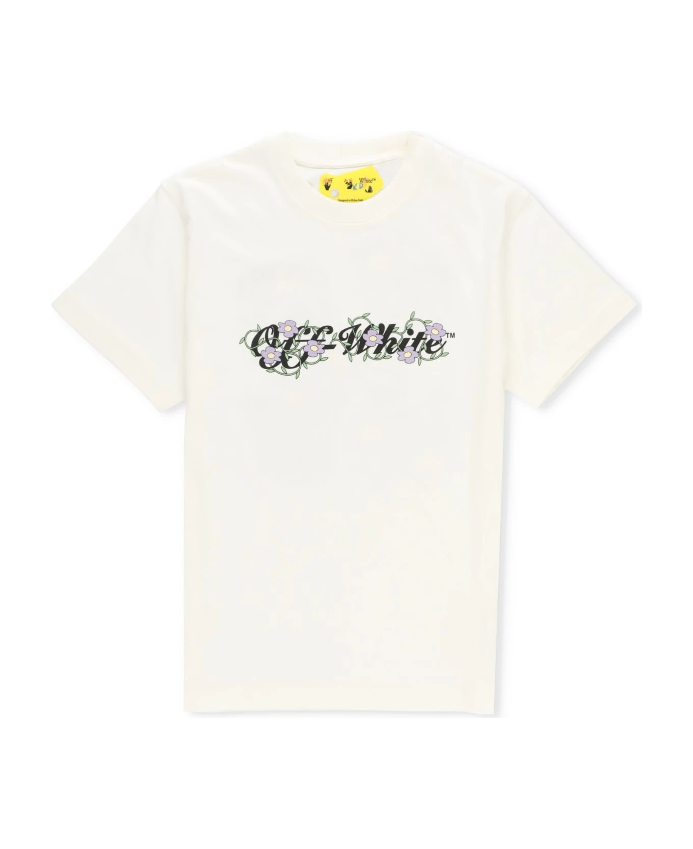 Off-White Flowers T-shirt 3 Off-White Flowers T-shirt