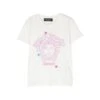 Versace T-shirt Bianca In Jersey Di Cotone Bambina -Golden Goose Shop c6f145d228cfa248d2246c8ba88ad70b