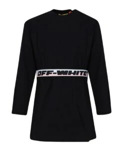 Off-White Black Dress For Girl