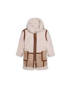 Chloé Two-tone Eco Shearling Coat
