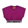 Off-White Cropped T-shirt With Logo -Golden Goose Shop ca428d15bd987c1e2ba5fcbc49e2275e