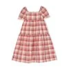 Bonton Checked Dress With Flounces -Golden Goose Shop cc489b3abbfb633323045936f80ae3a4