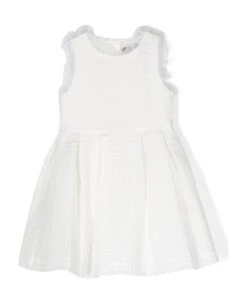 Lace-detailing Sleeveless Dress