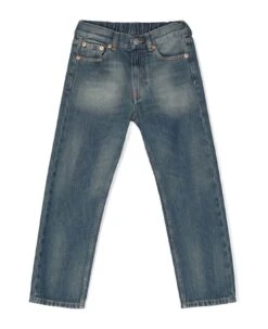 Maison Margiela Indigo Blue Cotton Jeans