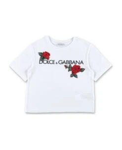 Dolce & Gabbana T-shirt Logo Rose