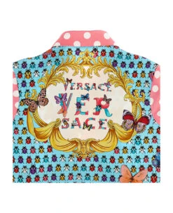 Versace Heritage Butterflies & Ladybugs Kids' La Vacanza Capsule Shirt -Golden Goose Shop d79c9623112133791acc0043b93e93e3