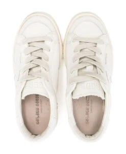 Golden Goose Off-white Calf Leather Sneakers -Golden Goose Shop d87f30b8efcfd4cfd201bfb647314776
