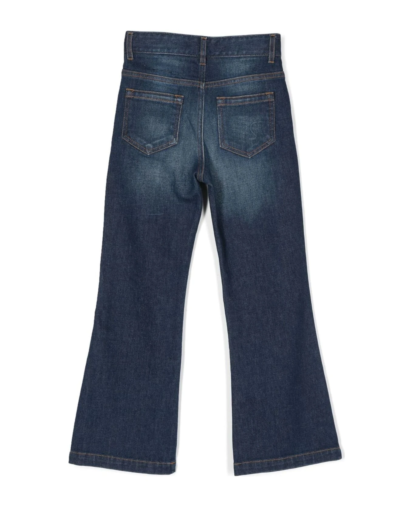 Chloé Dark Blue Stretch-cotton Denim Jeans 4 Chloé Dark Blue Stretch-cotton Denim Jeans - Image 2