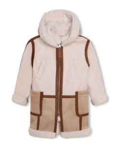 Chloé Two-tone Coat With Hood
