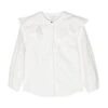 Chloé Milk White Cotton Blouse -Golden Goose Shop ddf9c04a3b6c3743ee46df6d2dd89f38