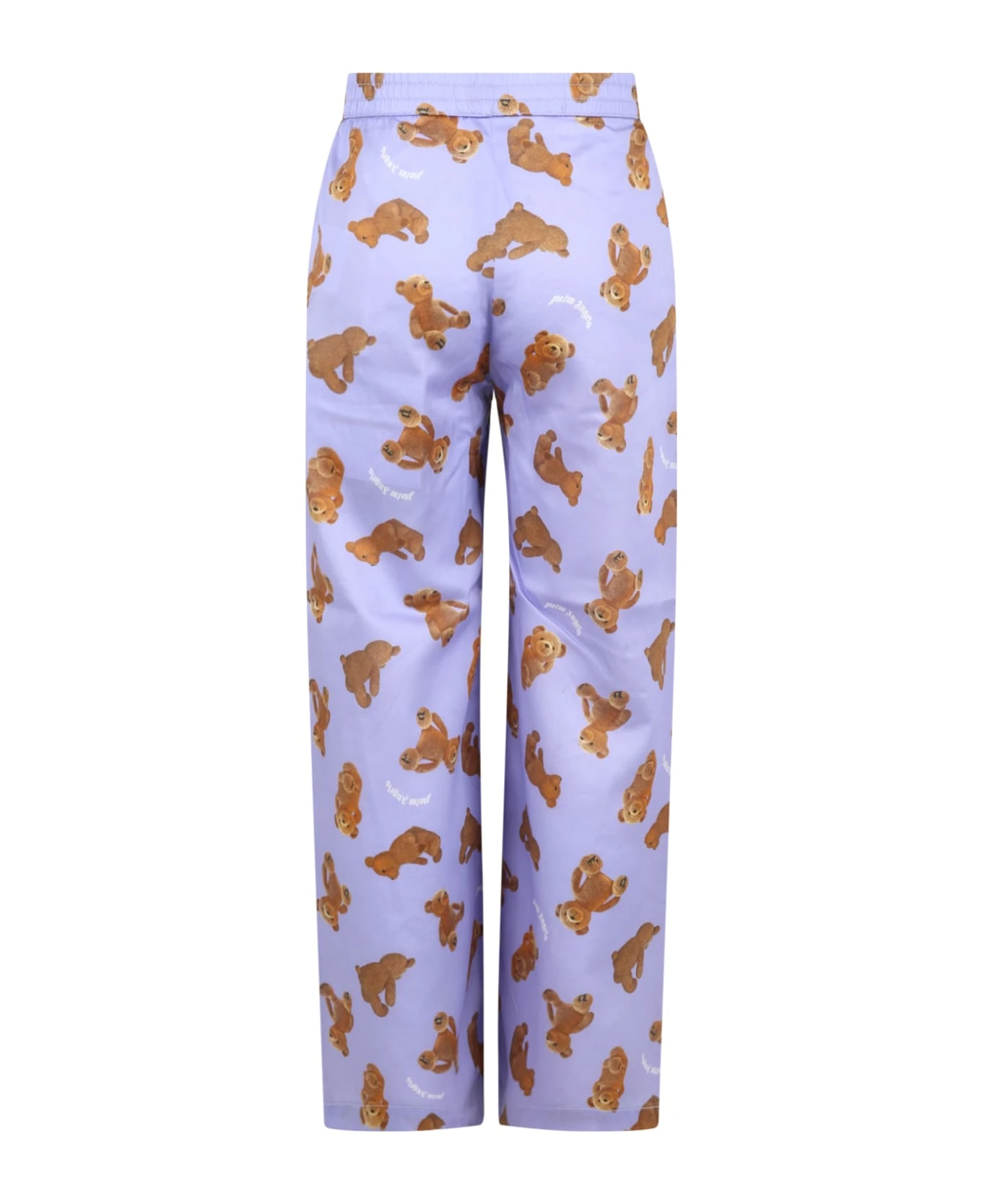 Palm Angels Purple Toousers For Girl With Bear And White Logo 4 Palm Angels Purple Toousers For Girl With Bear And White Logo - Image 2