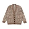 Fendi Cardigan Beige In Maglia Di Cotone E Lana Bambina -Golden Goose Shop e022d072064777c386410b2067c7f97b