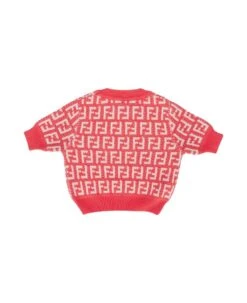 FENDI All-over Patterned Crewneck Jumper -Golden Goose Shop e6cffc5046c2e565e450809e9056af25