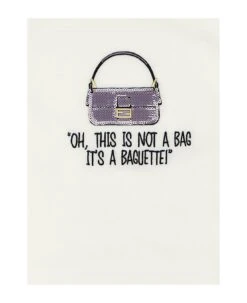 FENDI 'baguette' T-shirt -Golden Goose Shop e7dacc93ad9d784f75fd895608ca0370