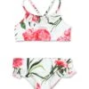 Dolce & Gabbana Carnation-print Bralette Bikini -Golden Goose Shop ed780bf290c021cdb47b244080935e2f