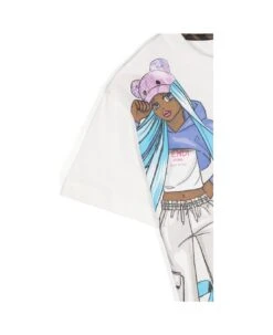 Fendi T-shirt Bianca In Jersey Di Cotone Bambina -Golden Goose Shop f19371971d5befde8a8fa2aa5c9acd16