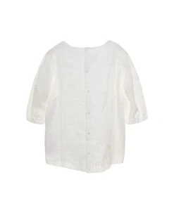 Chloé White Dress With Tonal Embroidery In Cotton Girl -Golden Goose Shop f4adf73c98db44adbfeb0d195ddadc7c