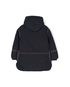 Chloé Chloe Piumino Lungo Blu Navy In Nylon Con Cappuccio Bambina -Golden Goose Shop f5ca6c4145f968059559ce26202b6f33
