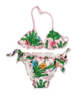 Mc2 Saint Barth Costume Bikini Stampato In Lycra